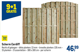 Makro Scherm Cardiff aanbieding