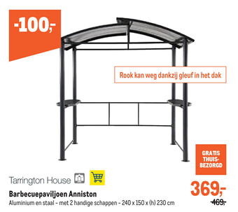 Makro Tarrington House Barbecuepaviljoen Anniston aanbieding
