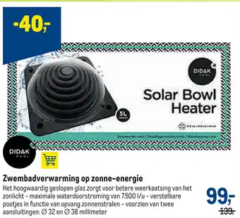 Didak Pool Zwembadverwarming op Zonne-Energie