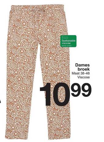 Zeeman Dames Broek aanbieding