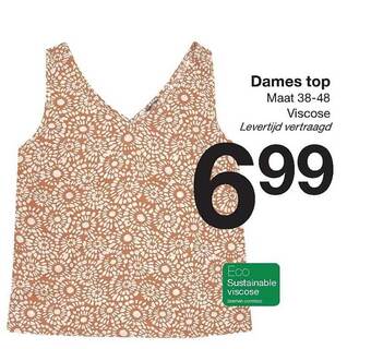 Zeeman Dames Top aanbieding