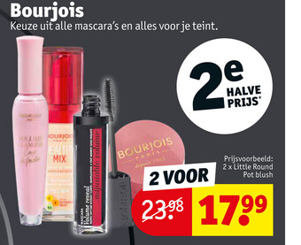 Kruidvat Bourjois aanbieding