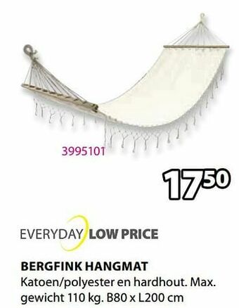 Bergfink hangmat