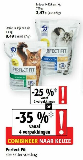 Colruyt Perfect fit alle kattenvoeding aanbieding