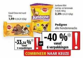 Pedigree alle hondensnacks
