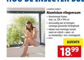 Lidl Aluminium Vliegenraam aanbieding