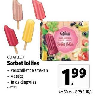 Sorbet Lollies
