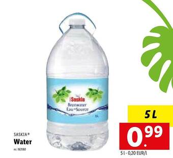 Lidl Water aanbieding