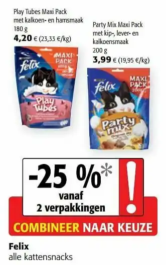 Felix alle kattensnacks