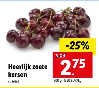 Heerlijk zoete kersen 500g