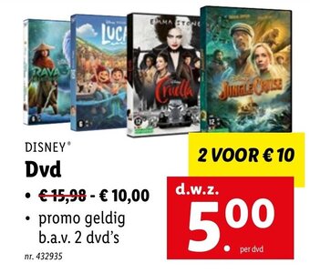 Lidl Disney dvd aanbieding