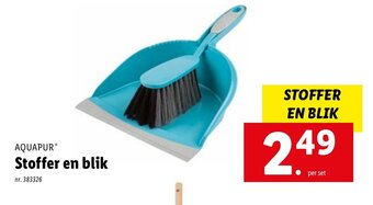 Lidl Aquapur stoffer en blik aanbieding