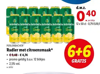 Radler met citroensmaak