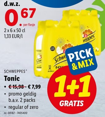 Lidl Tonic aanbieding