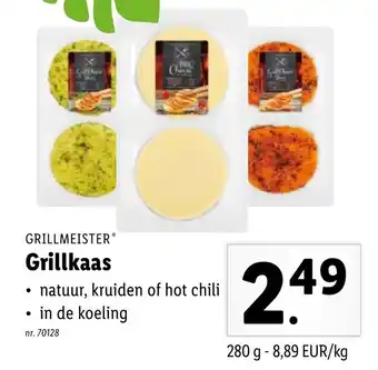 Lidl Grillmeister grillkaas 280g aanbieding