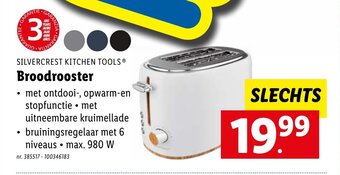 Lidl Silvercrest kitchen tools broodrooster aanbieding