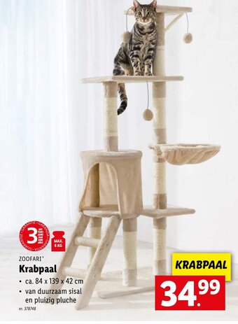 Lidl Krabpaal aanbieding