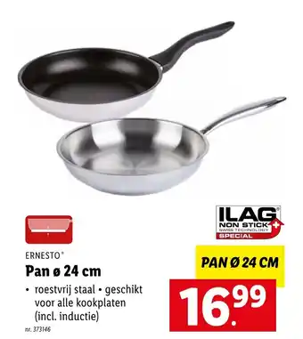 Lidl Ernesto pan 24 cm aanbieding