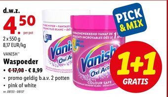 Lidl Waspoeder aanbieding
