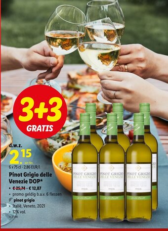 Lidl Pinot grigio delle venezie DOP aanbieding