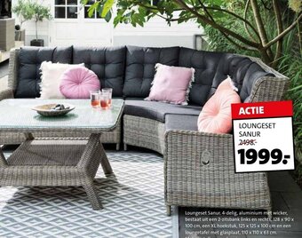 Intratuin Loungeset sanur aanbieding