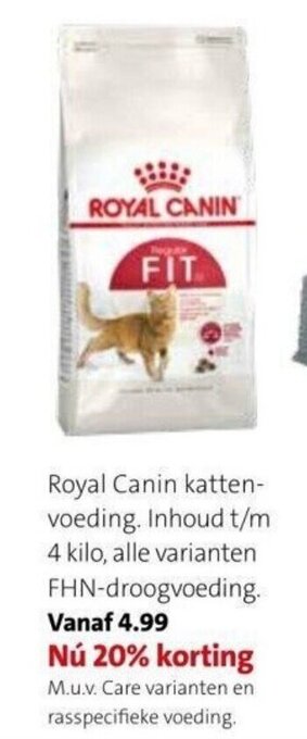 Intratuin Royal canin kattenvoeding aanbieding