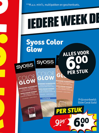 Kruidvat Syoss Color Glow aanbieding