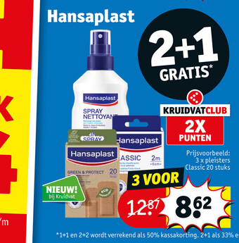 Kruidvat Hansaplast aanbieding