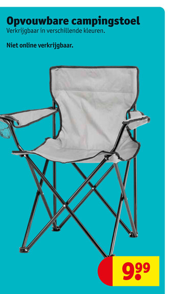 Kruidvat Opvouwbare Campingstoel aanbieding