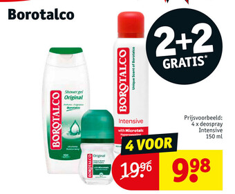 Kruidvat Borotalco aanbieding