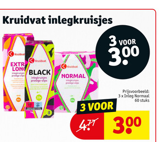 Kruidvat Kruidvat Inlegkruisjes aanbieding