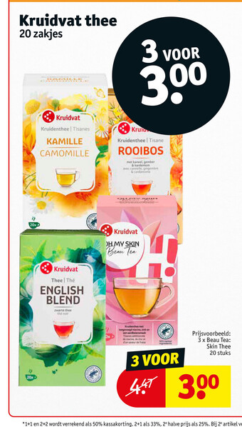Kruidvat Kruidvat Thee aanbieding