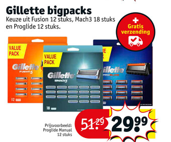 Gilette Bigpacks