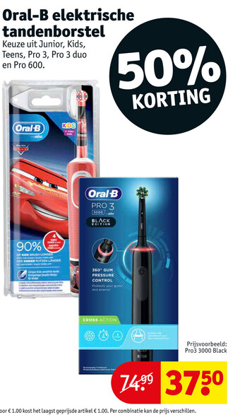 Kruidvat Oral-B Elektrische Tandenborstel aanbieding