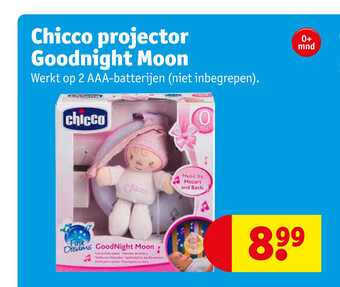 Kruidvat Chicco Projector Goodnight Moon aanbieding