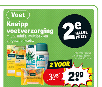 Kruidvat Kneipp Voetverzorging aanbieding