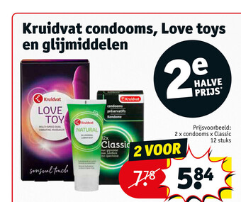 Kruidvat Kruidvat Condooms, Love Toys en Glijmiddelen aanbieding