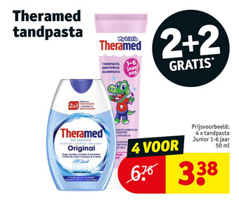 Kruidvat Theramed Tandpasta aanbieding