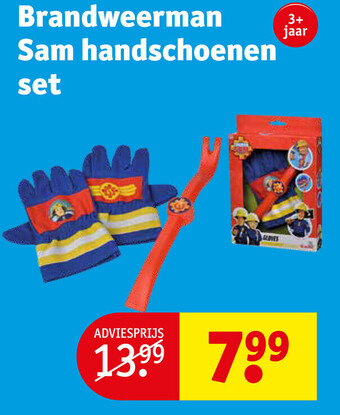 Brandweerman Sam Handschoenen Set