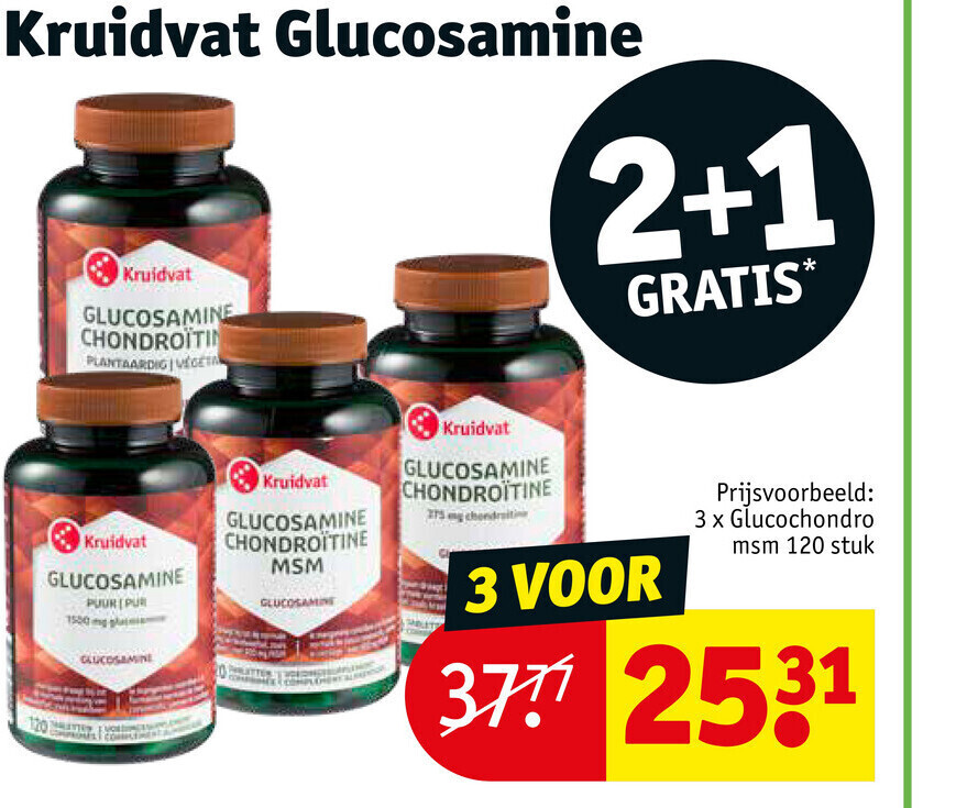 Kruidvat Glucosamine promotie bij Kruidvat