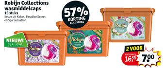 Kruidvat Robijn Collections Wasmiddelcaps aanbieding