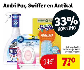 Kruidvat Ambi Pur, Swiffer en Antikal aanbieding