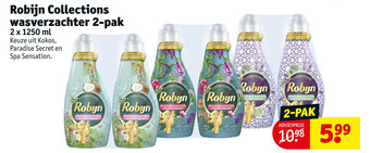 Kruidvat Robijn Collections Wasverzachter 2-Pak aanbieding