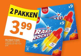 Albert Heijn Ola Raket 9 Stuks aanbieding