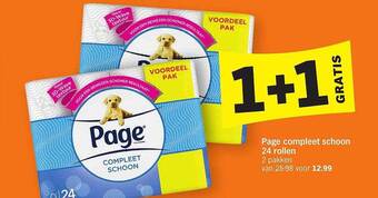 Albert Heijn Page Compleet Schoon 24 Rollen aanbieding