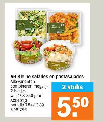 Albert Heijn Ah Kleine Salades En Pastasalades aanbieding