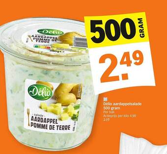 Albert Heijn Délio Aardappelsalade 500 Gram aanbieding