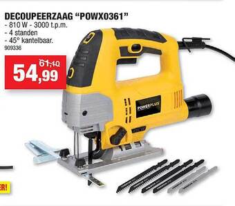Hubo Decoupeerzaag aanbieding