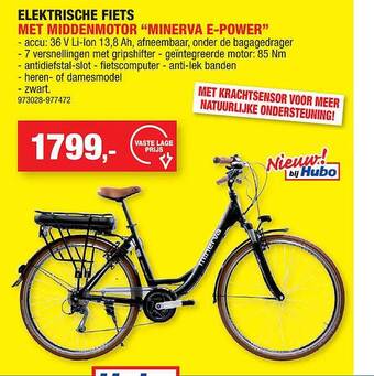 Hubo Elektrische Fiets Met Middenmotor aanbieding