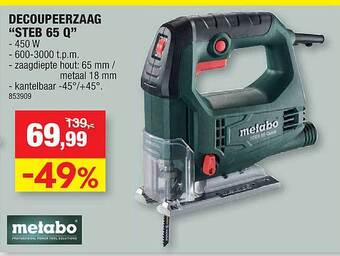 Hubo Decoupeerzaag aanbieding